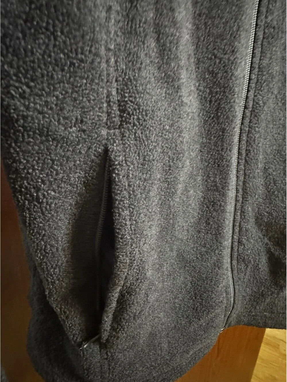 Columbia Boys Steens Mountain Fleece Jacket Black L 14/16 Full Zip WB6760